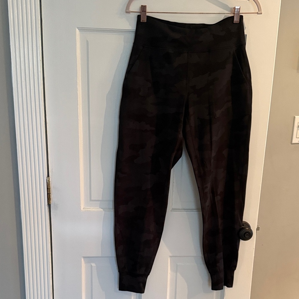 Black Camouflage Joggers